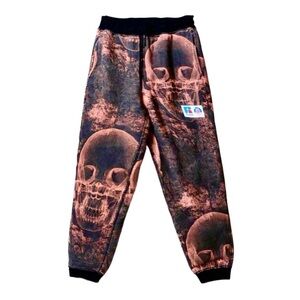 Russell Athletic‎ ASAP Worldwide Skull Print Fleece Jogger Pants Unisex XS